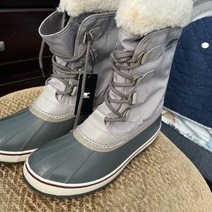 Sorel caribou waterproof fleece line winter boots